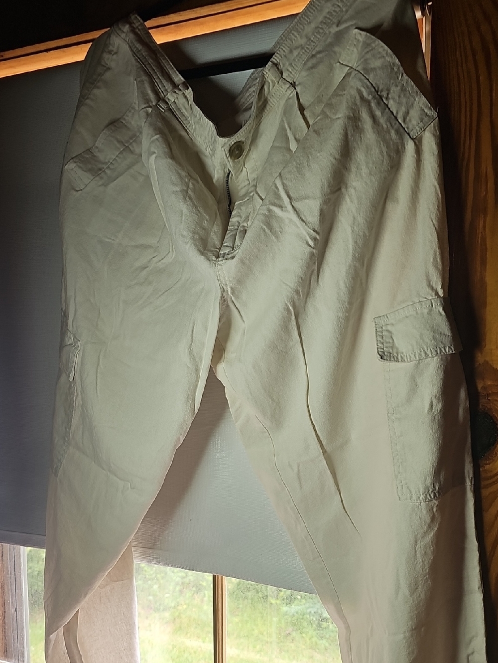 a new day Light Beige Cropped Cargo Pants